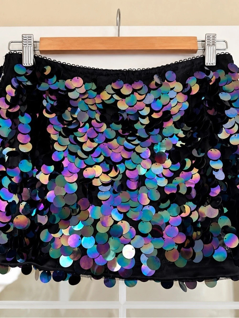 Windsor Sea Siren Sequin Mini Skirt.